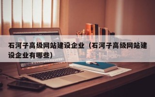 石河子高级网站建设企业（石河子高级网站建设企业有哪些）